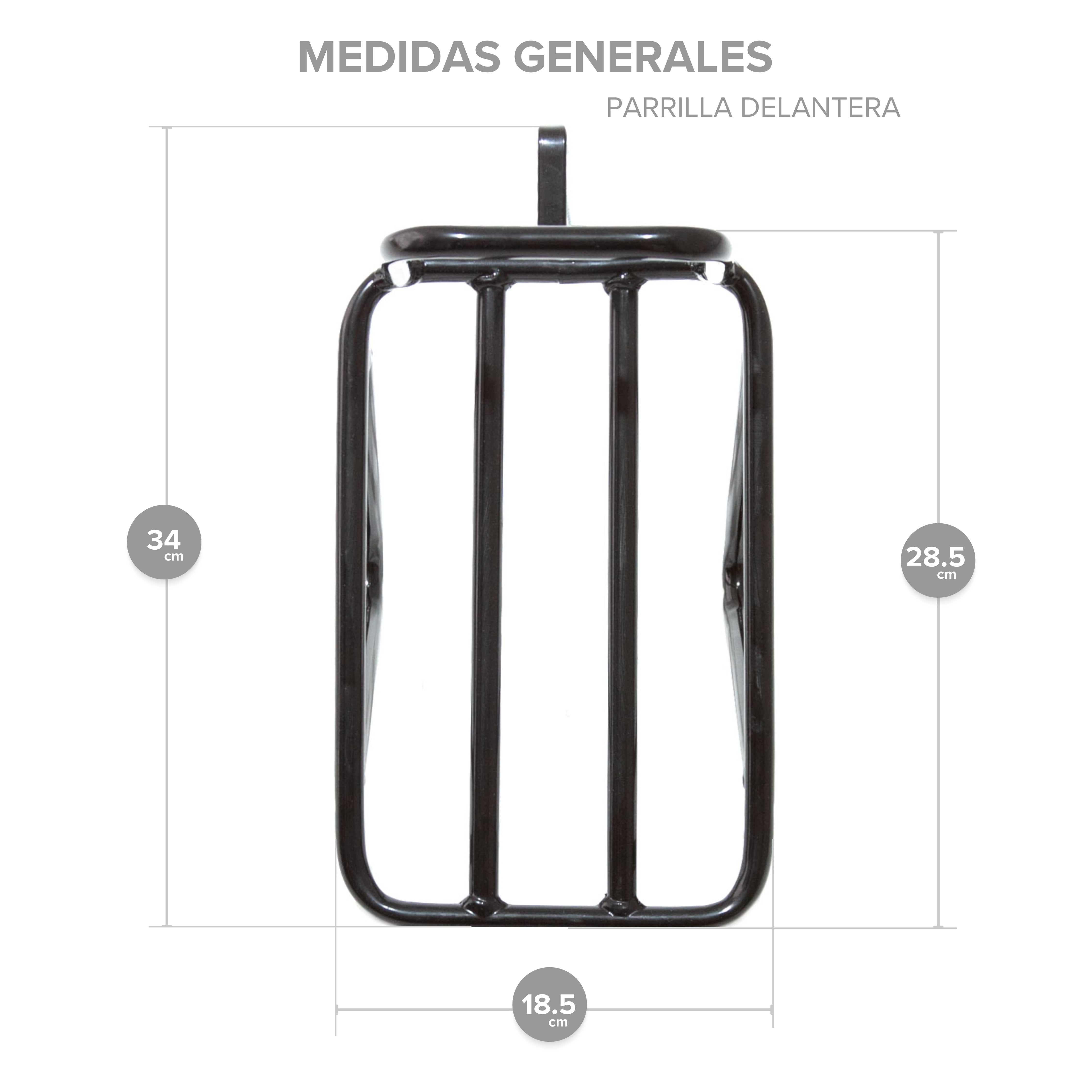 Parrilla Tubular para Bicicleta Delantera Multi Rodada M003