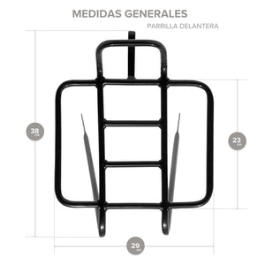 Parrilla Tubular para Bicicleta Delantera Multi Rodada M010
