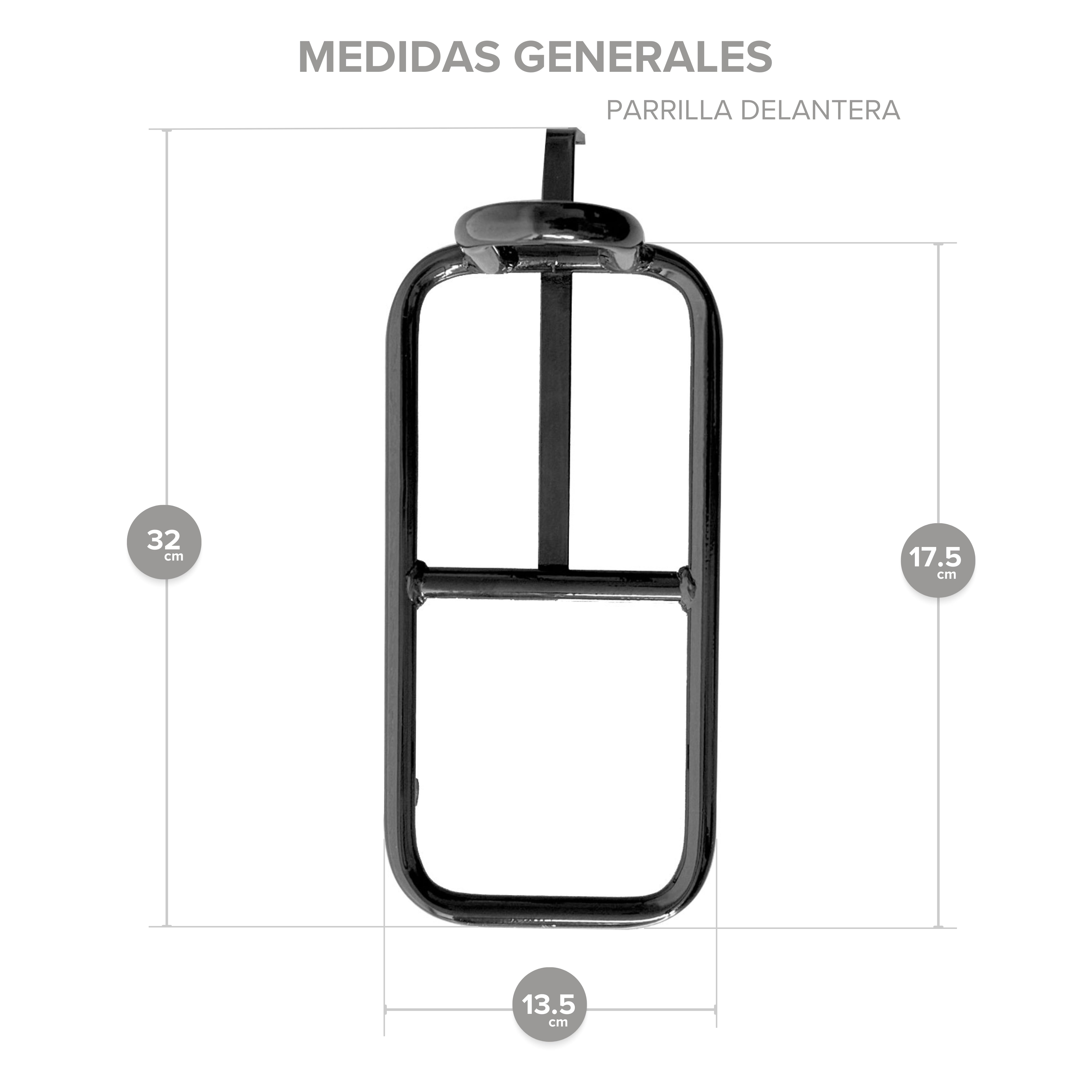 Parrilla Mini Tubular para Bicicleta Delantera Multi Rodada M005