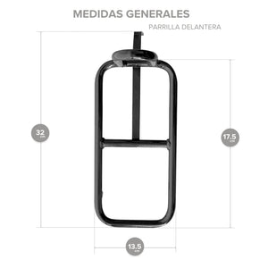 Parrilla Mini Tubular para Bicicleta Delantera Multi Rodada M005