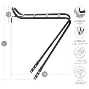 Parrilla Tubular para Bicicleta Delantera Multi Rodada M009