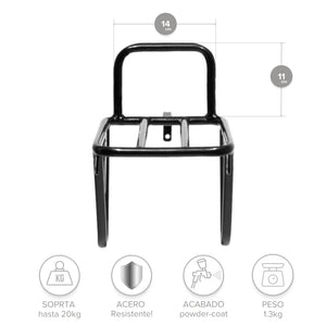 Parrilla Tubular para Bicicleta Delantera Multi Rodada M003