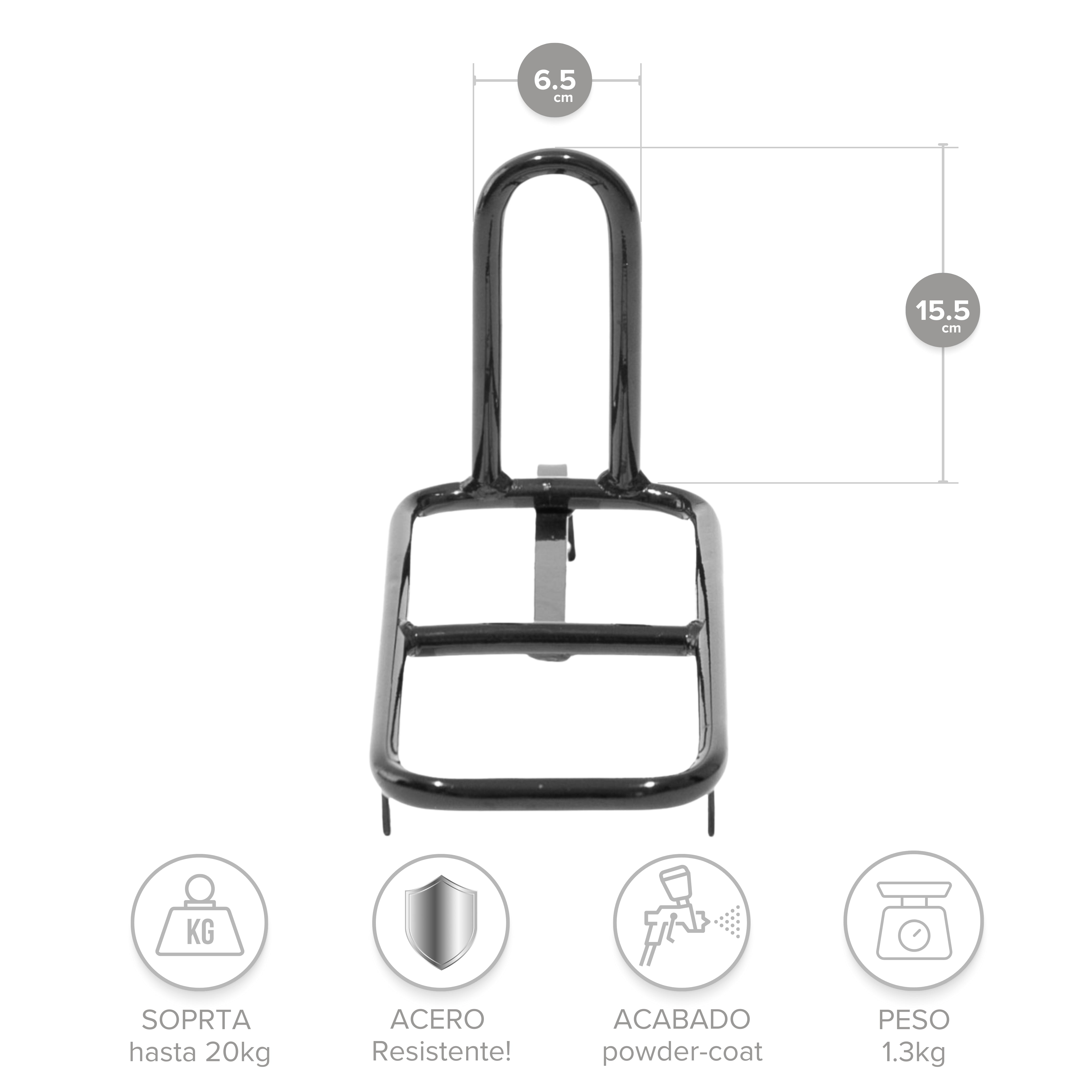 Parrilla Mini Tubular para Bicicleta Delantera Multi Rodada M005