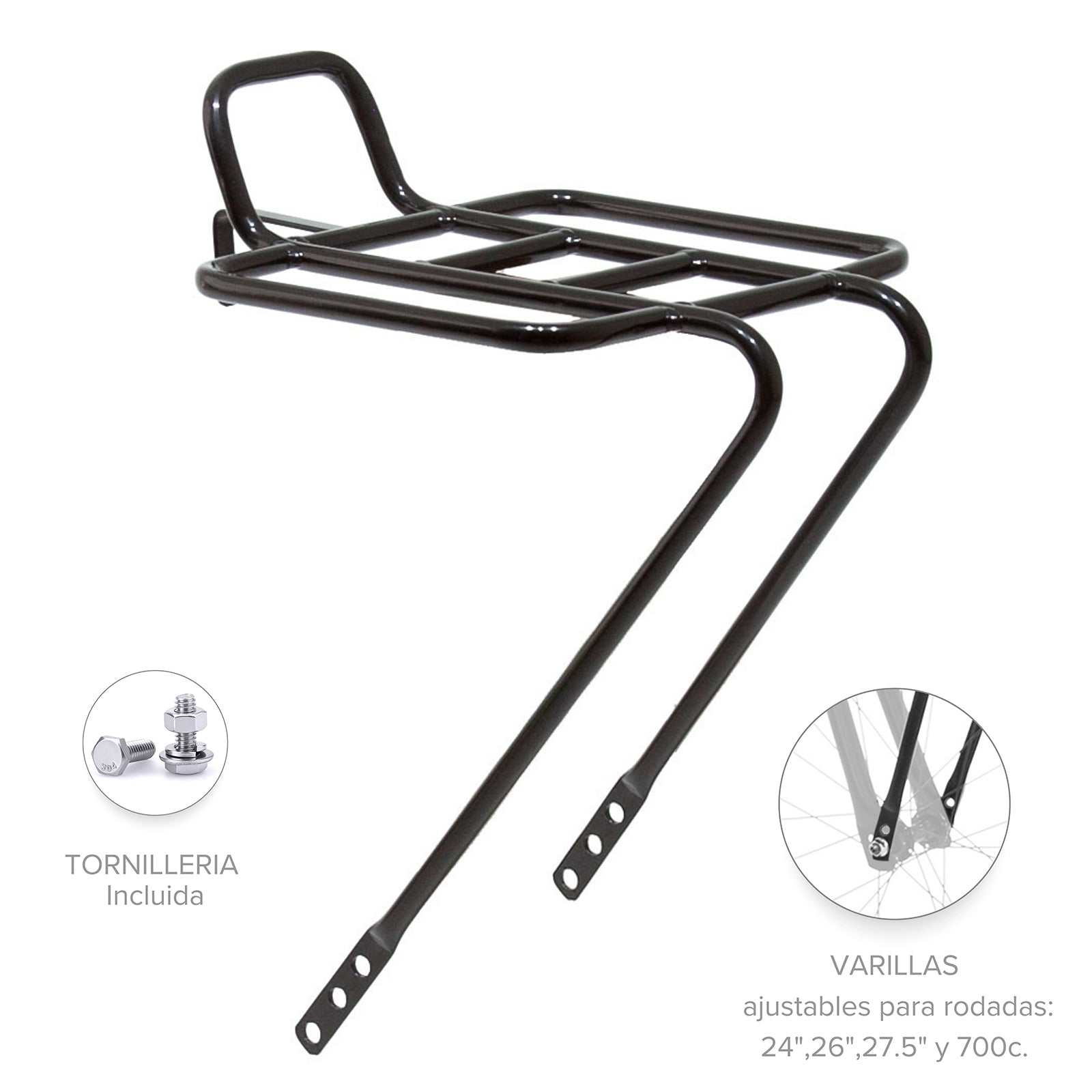 Parrilla Tubular para Bicicleta Delantera Multi Rodada M010