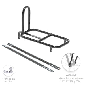 Parrilla Mini Tubular para Bicicleta Delantera Multi Rodada M005