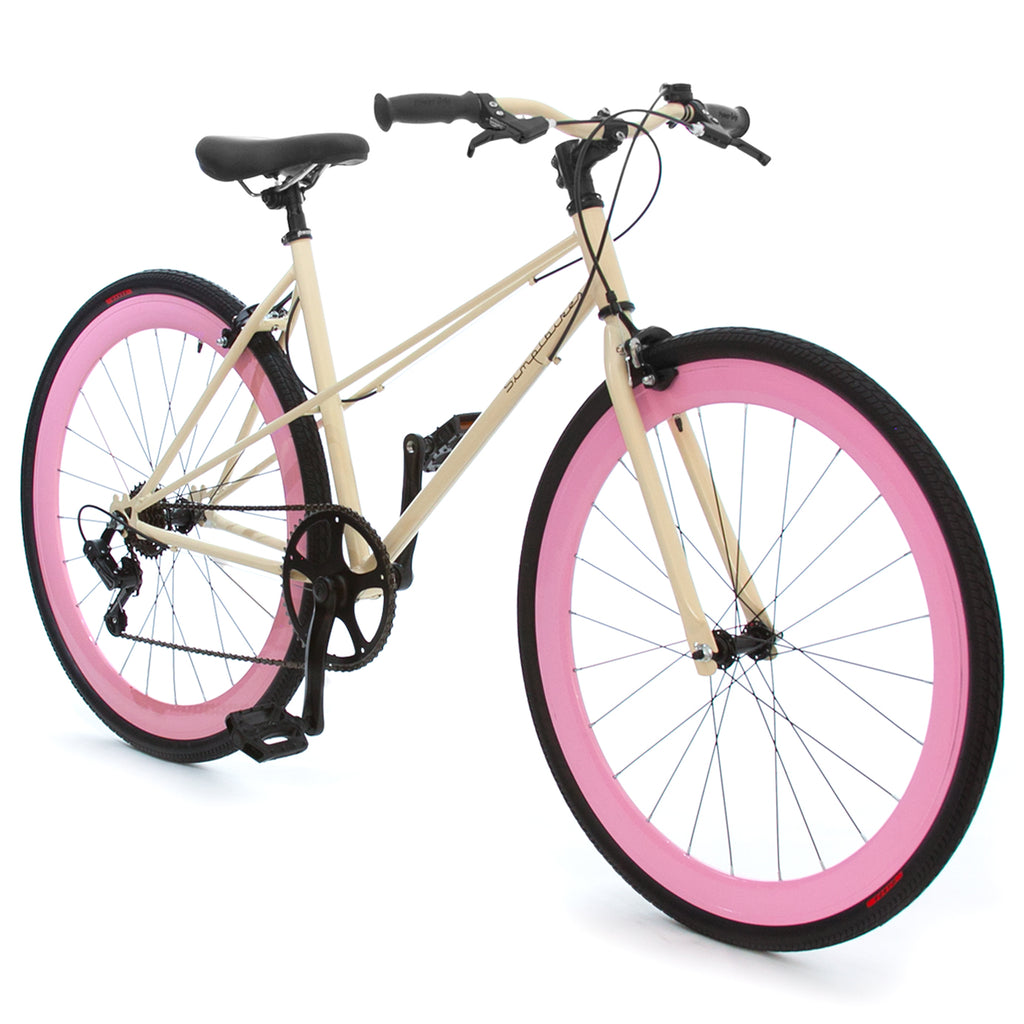 Simplbikes® Elite® Dama Almendra/Rosa 700c x38