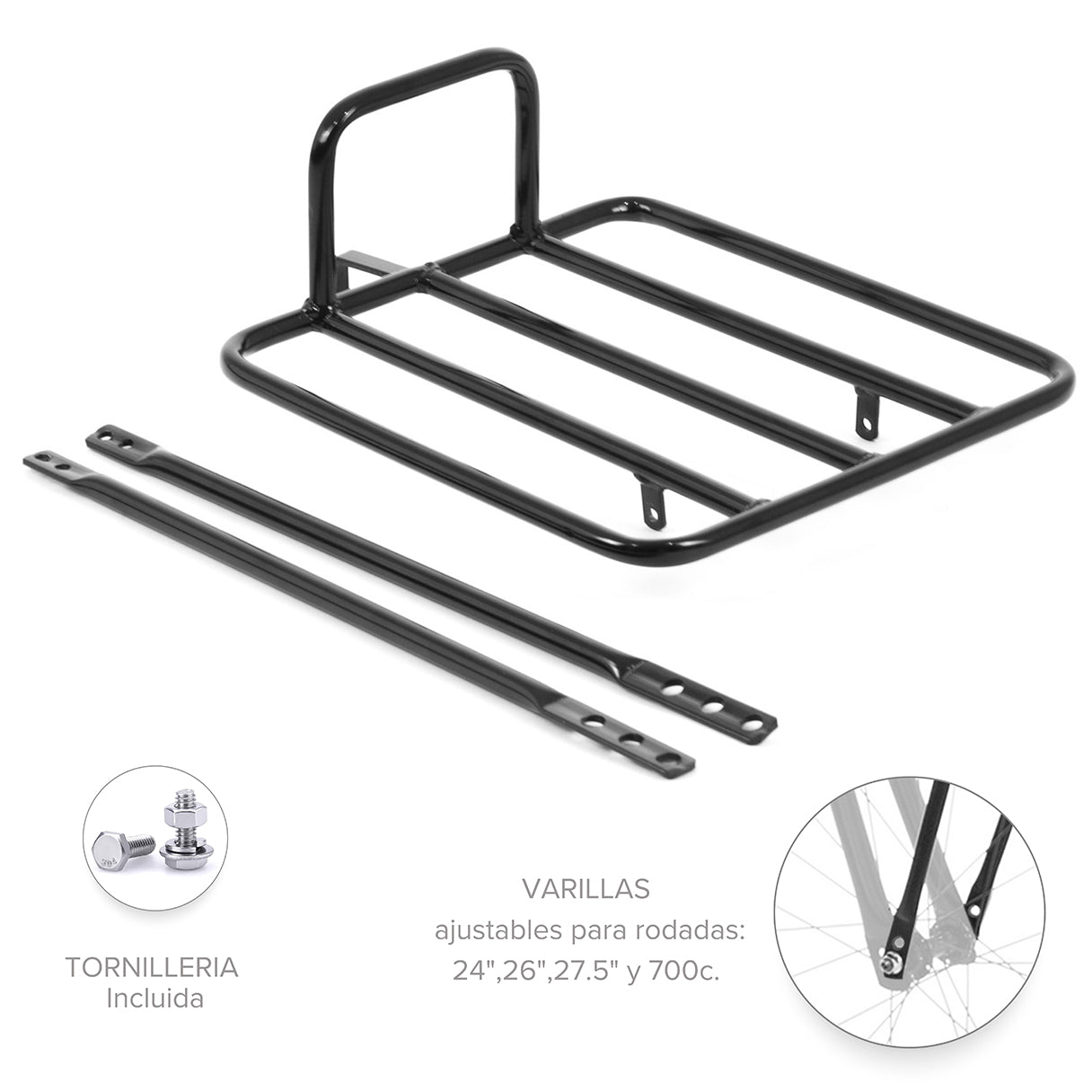 Parrilla Delantera 700c Ancha.