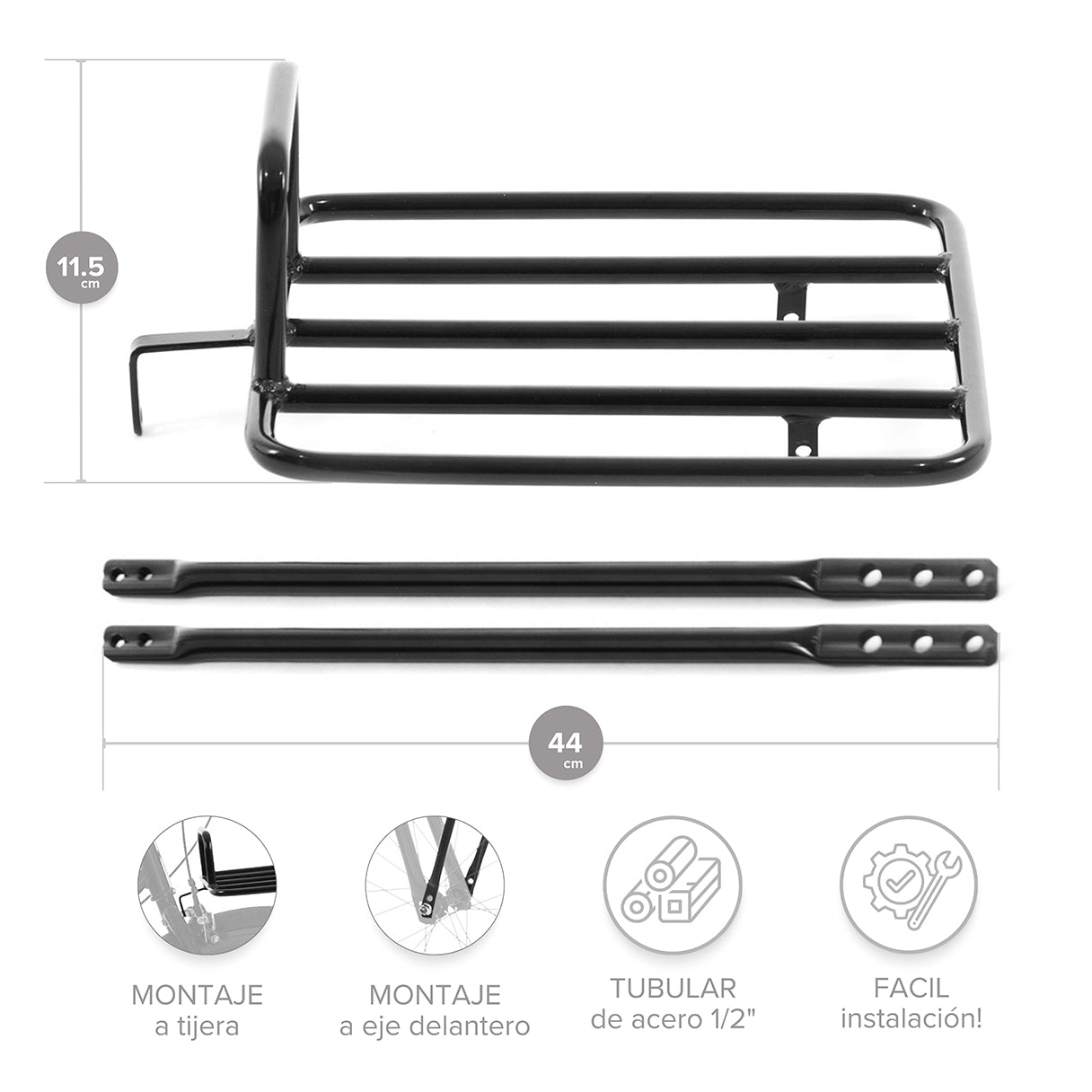 Parrilla Delantera 700c Ancha.